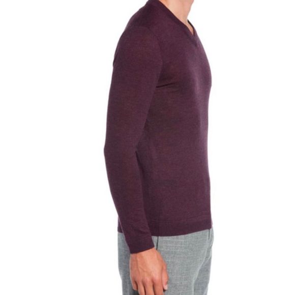 TED BAKER - 100% wool GREEN JEWEL TONE V NECK SWEATER. EXCELLENT CONDITION - Picture 4 of 9